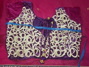 heavy Party Saree With Blouse