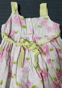 Pink Floral Dress Sleeveless