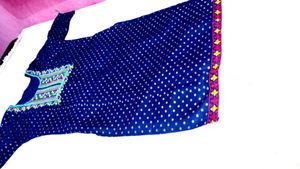 Blue Printed Kurta