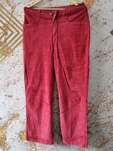 Red Corduroy Pants