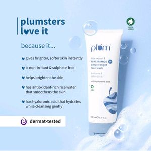 Plum Niacinamide Face Wash &amp; Rose water Toner