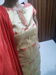 Beautiful Kurta With Skirt And Dupatta ❤️