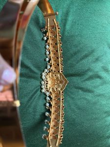 Vintage Gold Lakshmi And Manga Temple Waist Belt
