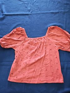 Puff Sleeve Top - Size S