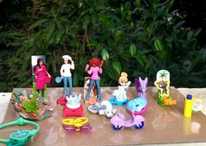 Disney Princess  And Barbie ToyFigures Lot