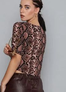 Carlton London Animal Print Top