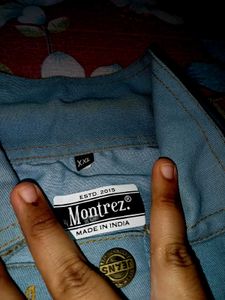 Light Blue Denim Jacket For Women