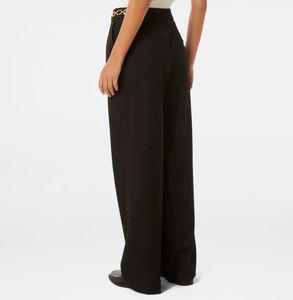 Black Trousers with Chain Detail