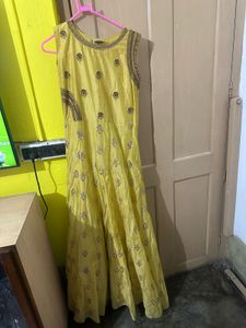 Beaded Yellow Dress
