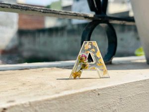 Resin alphabets Keychains