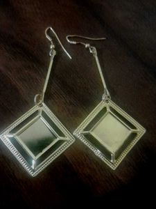 Geometric Drop Earring(Gold)
