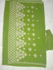 Green Saree