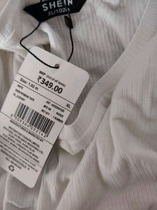 White Twist Front T-Shirt