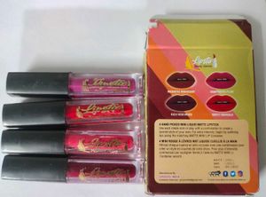 4 set Mini Matte Liquid Lipstick Red Edition