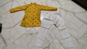 Kids' Yellow Kurta Set