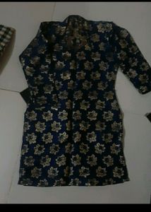 nice blue color short kurti