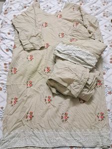 Cotton Suit - Beige