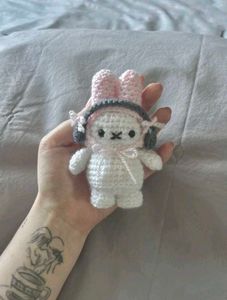 mini Crochet Bunny Plushie