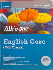 Arihant All In One English For Class 11.