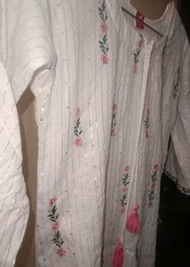 Embroidered White Top