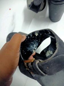 Stylish Black Heeled Sandals👡👡