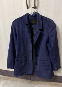 Blue Corduroy Blazer Jacket