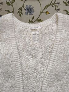 White Knit Cardigan