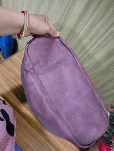 Imported Purple Hobo Bag