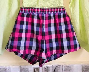 Size S/ M🎁Buy 2 Get 1 Free 🎁 Plaid Lounge Shorts