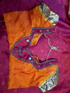 Kanchi Pattu Saree With Blouse