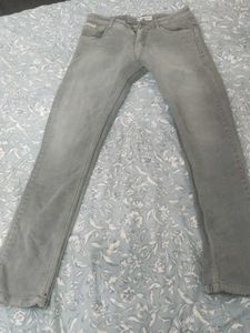 Gray Denim Jeans