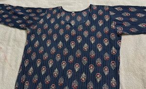 Blue Floral Short Kurti For Women’s 🪷