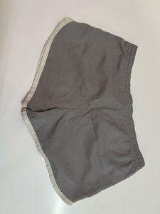Crane Gray &amp; White Running Shorts