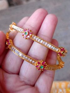 Gold Plated Bangles