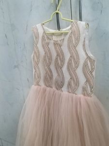Lovely Peach Party Dress