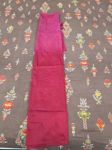 Pink Embroidered Kurta