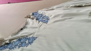 White Embroided Top