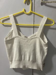 Cute white crop top
