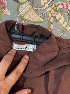 Brown Long Sleeve Shirt