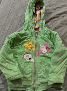 Cute Animal Applique Hoodie