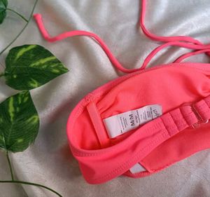 Coral Ring Detail Bikini Top