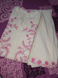 Embroidered Cord set