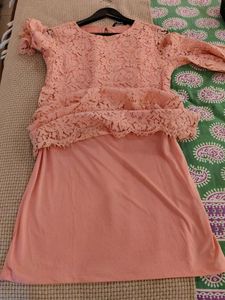 Pink Lace Dress