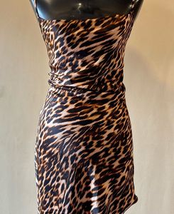 Animal Print forever21 Slip Dress