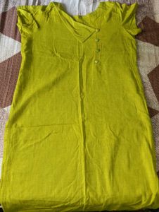Green Cotton Kurta