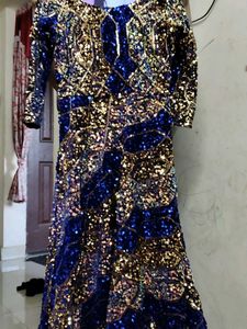 Sequin Embellished Ethnic Gown