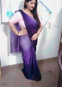 Beautiful 😍 Purple Shade Alia Style Saree 😍💞