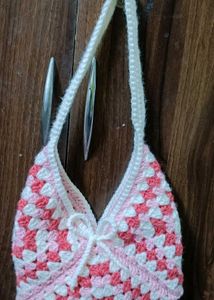 Crochet Granny Square Bag 🎀