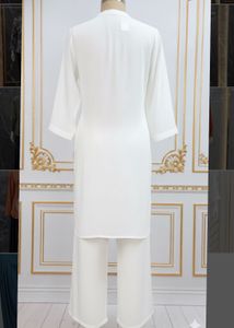 Elegant Of White Kurta Palazzo Set