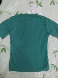 Green Crop Top